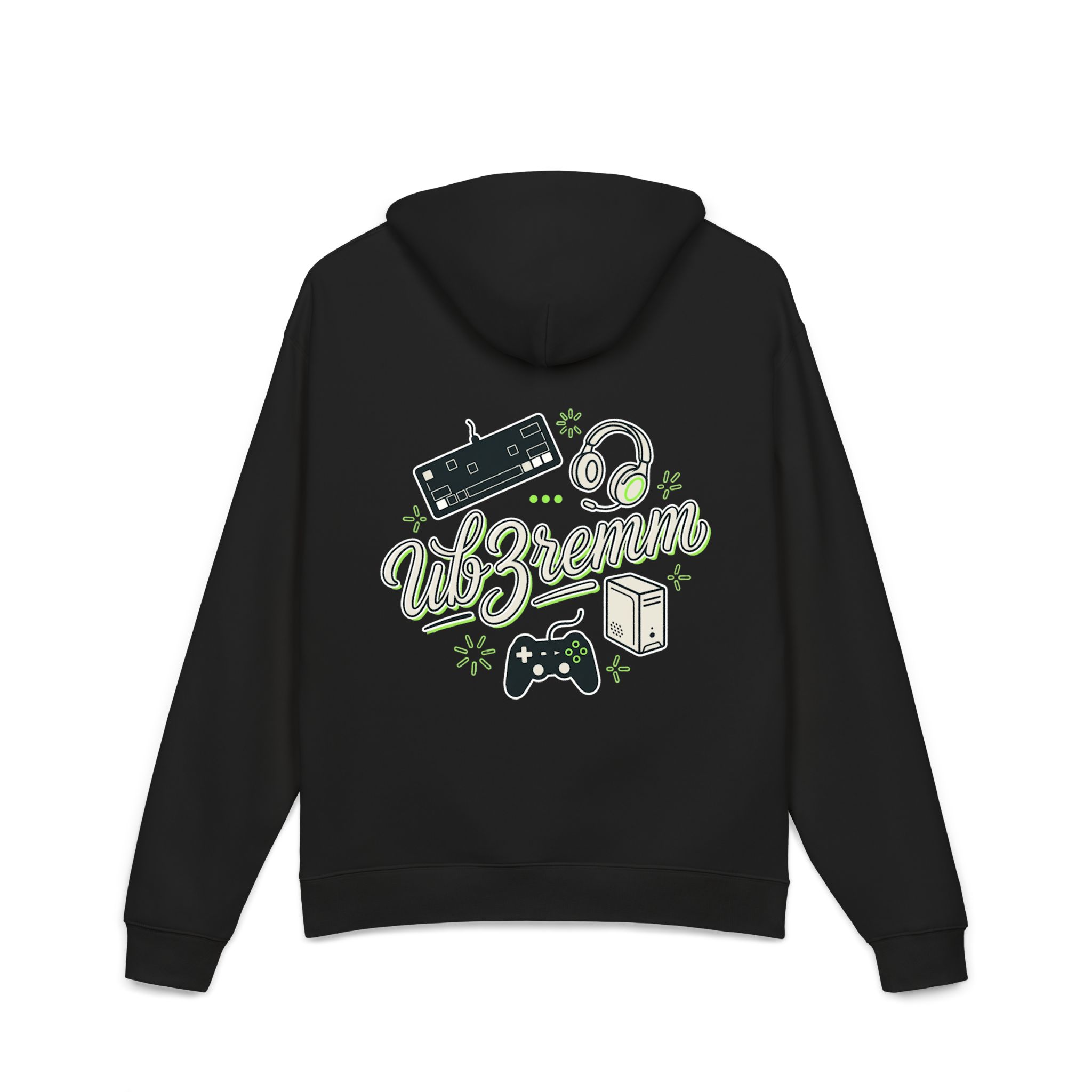 Ub3rcrew Gaming Hoodie Green Design