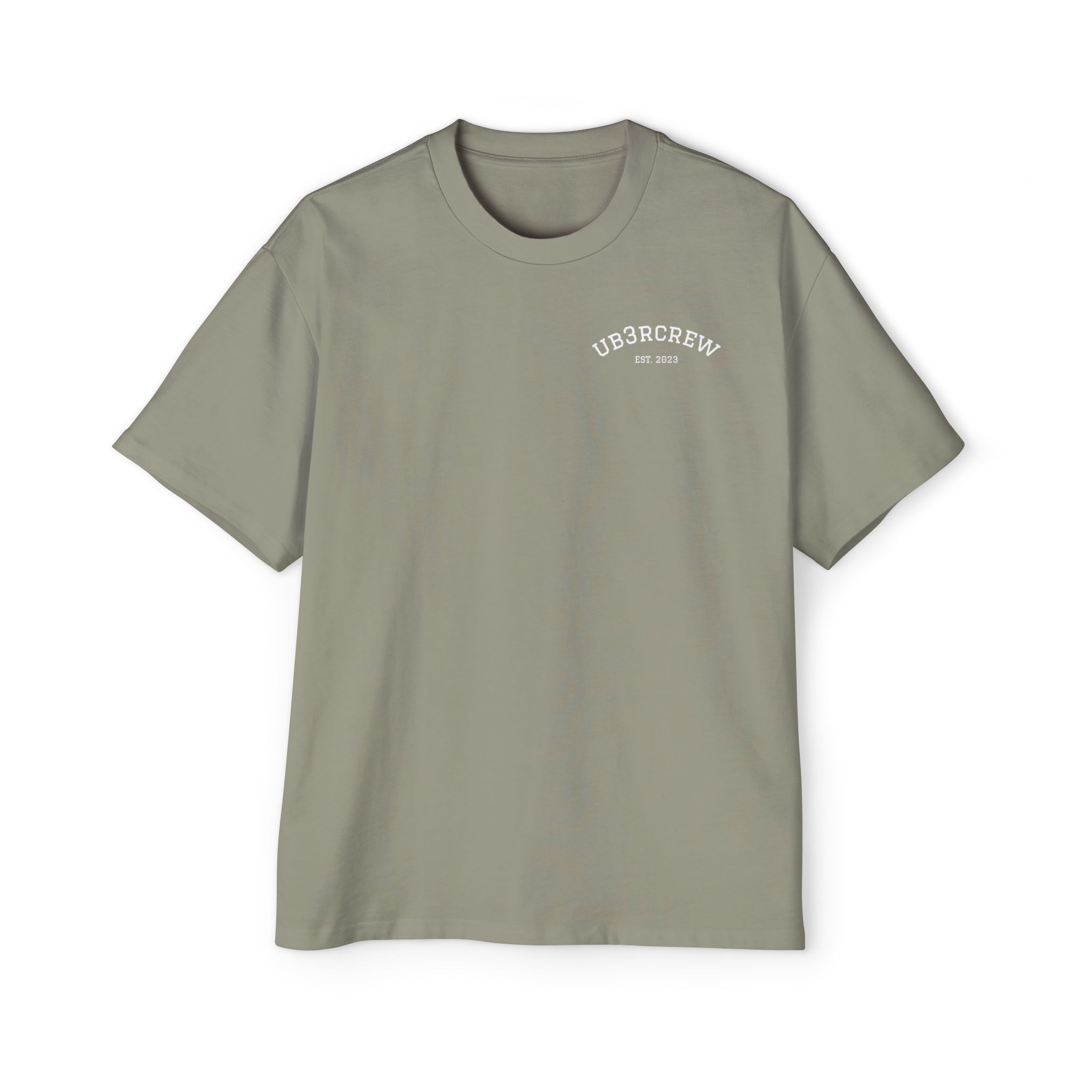 Oversized ub3rcrew Tee Blue Design - Image 13