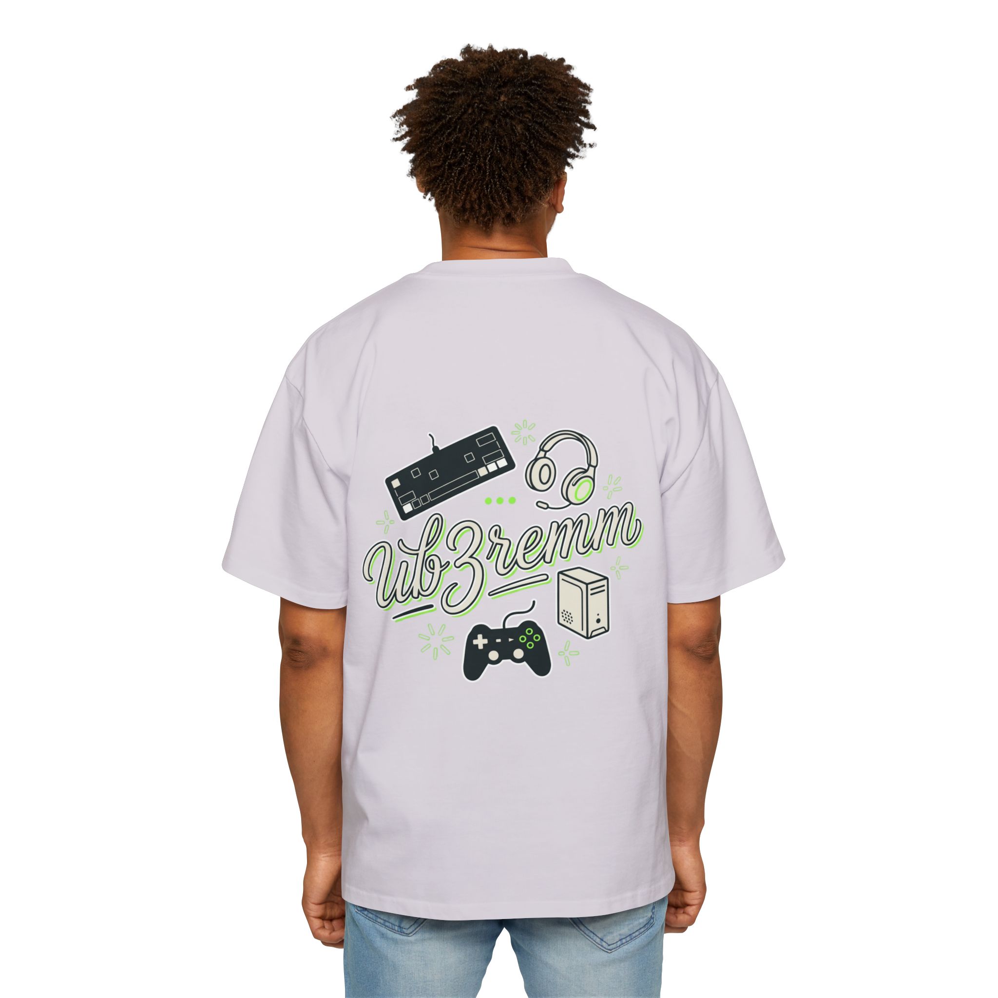Oversized ub3rcrew Tee Green Design - Image 12