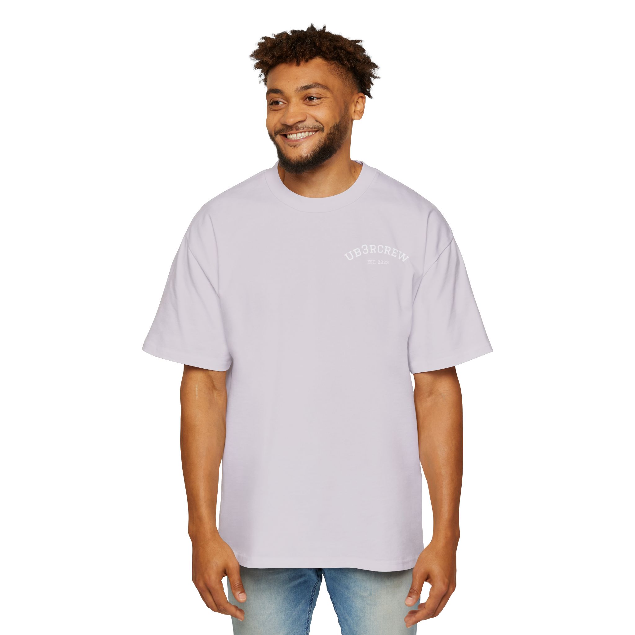 Oversized ub3rcrew Tee Blue Design - Image 19