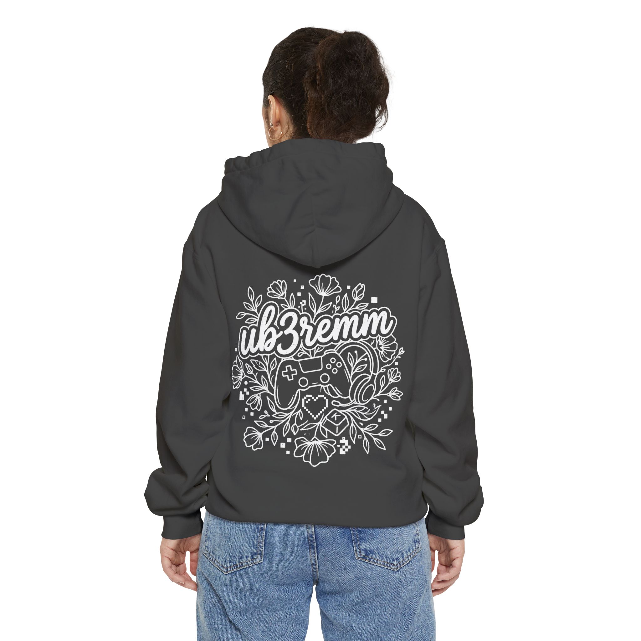 ub3remm/crew Hoodie — Woman floral - Image 5