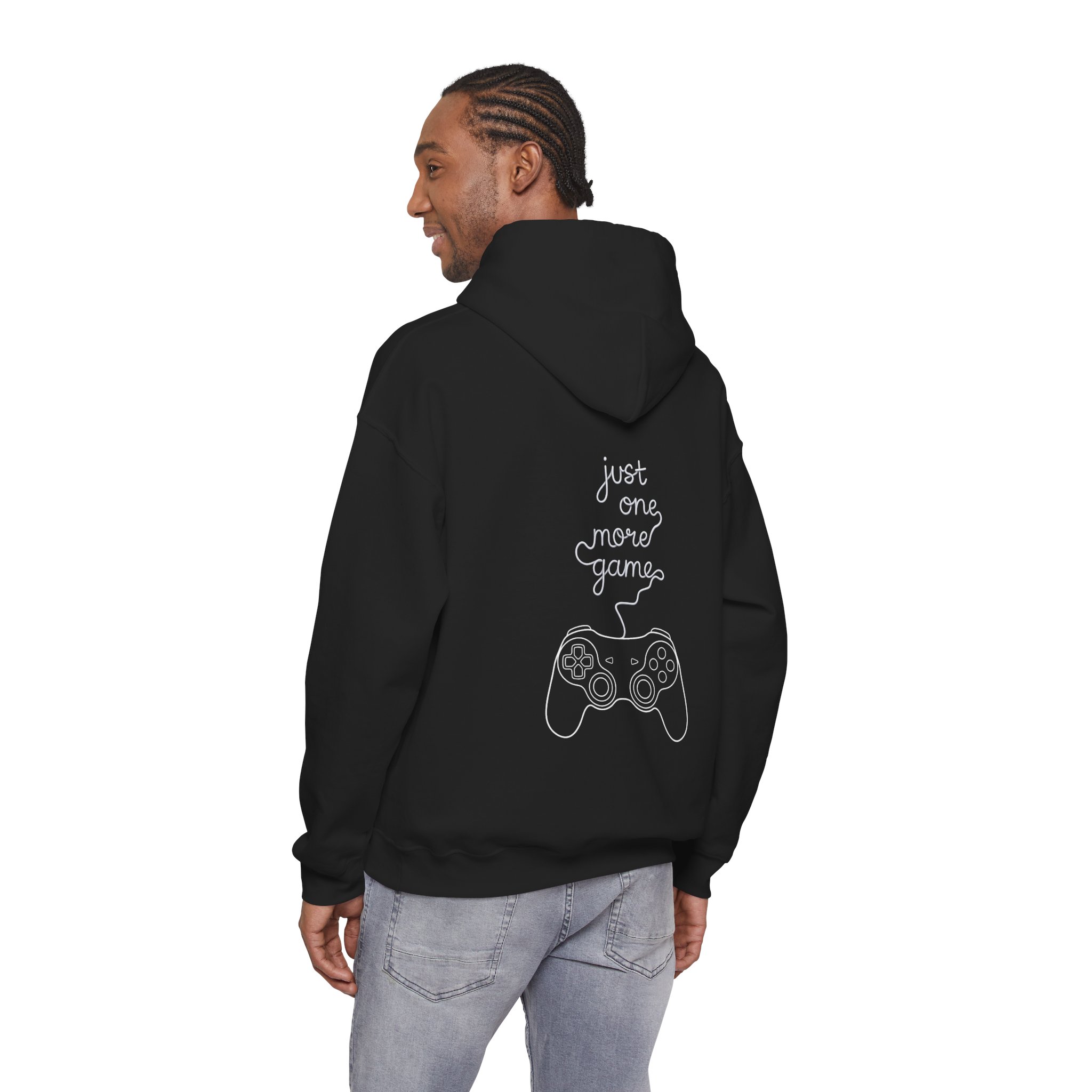 Gaming Hoodie "Just One More Game" – Gamer Controller Sweatshirt - Image 4