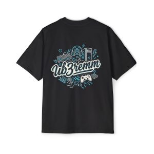 Oversized ub3rcrew Tee Blue Design
